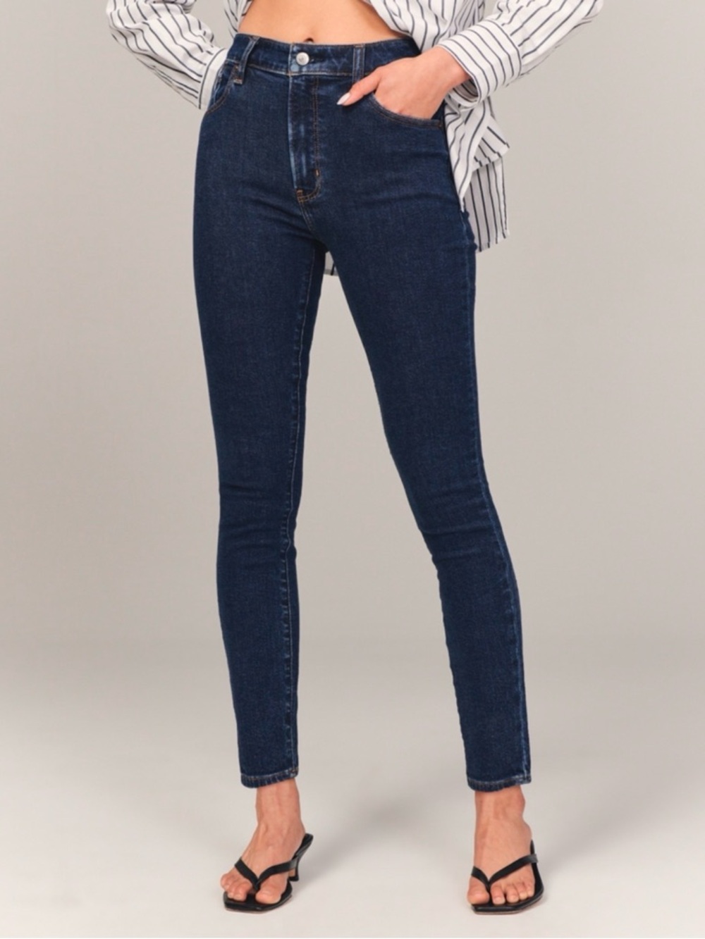 Abercrombie & Fitch Dark Indigo Skinny Jeans
